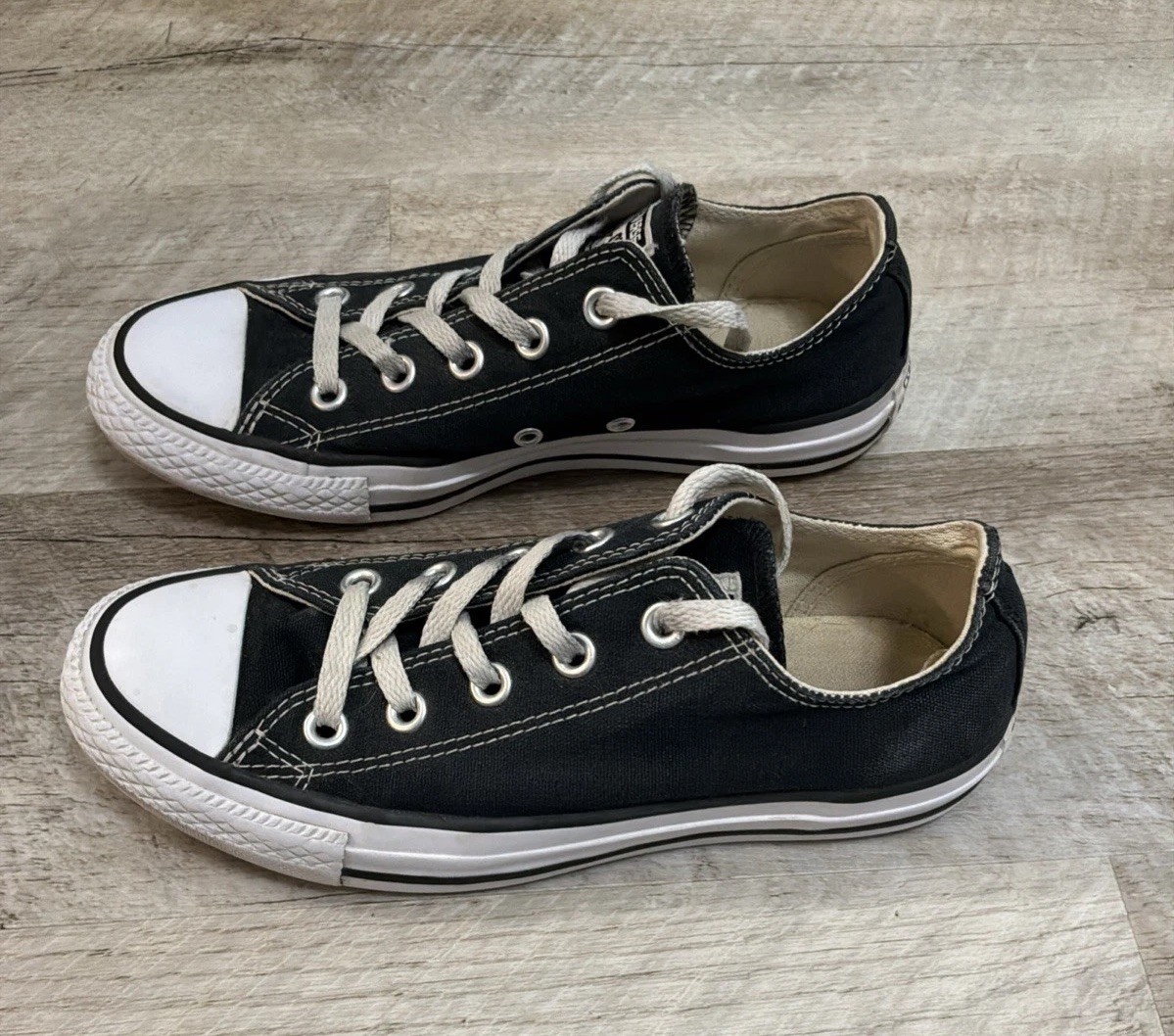 Converse Shoes Men 4 Women 6 All Star Low Top Sneakers Black Unisex Chuck Taylor