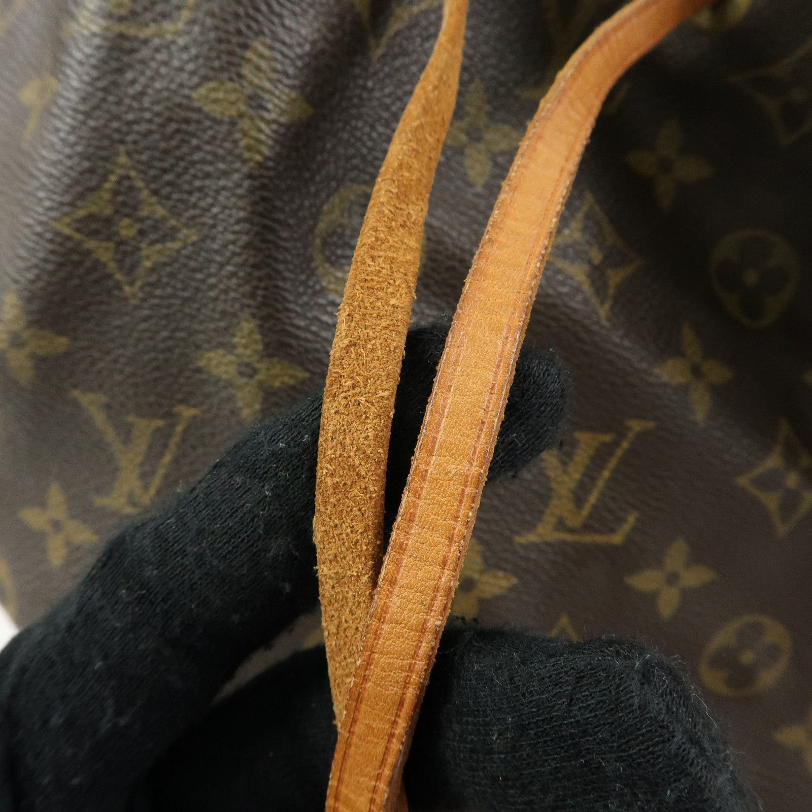 Louis Vuitton Monogram Petit Noe Shoulder Bag Brown M42226 Authentic Used F/S
