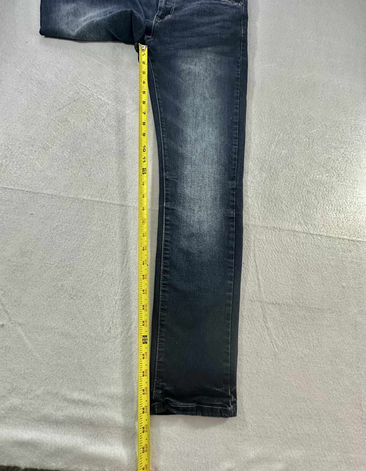 Men’s Super Skinny Dark Wash Stretch Blue Denim Jeans 5-Pocket