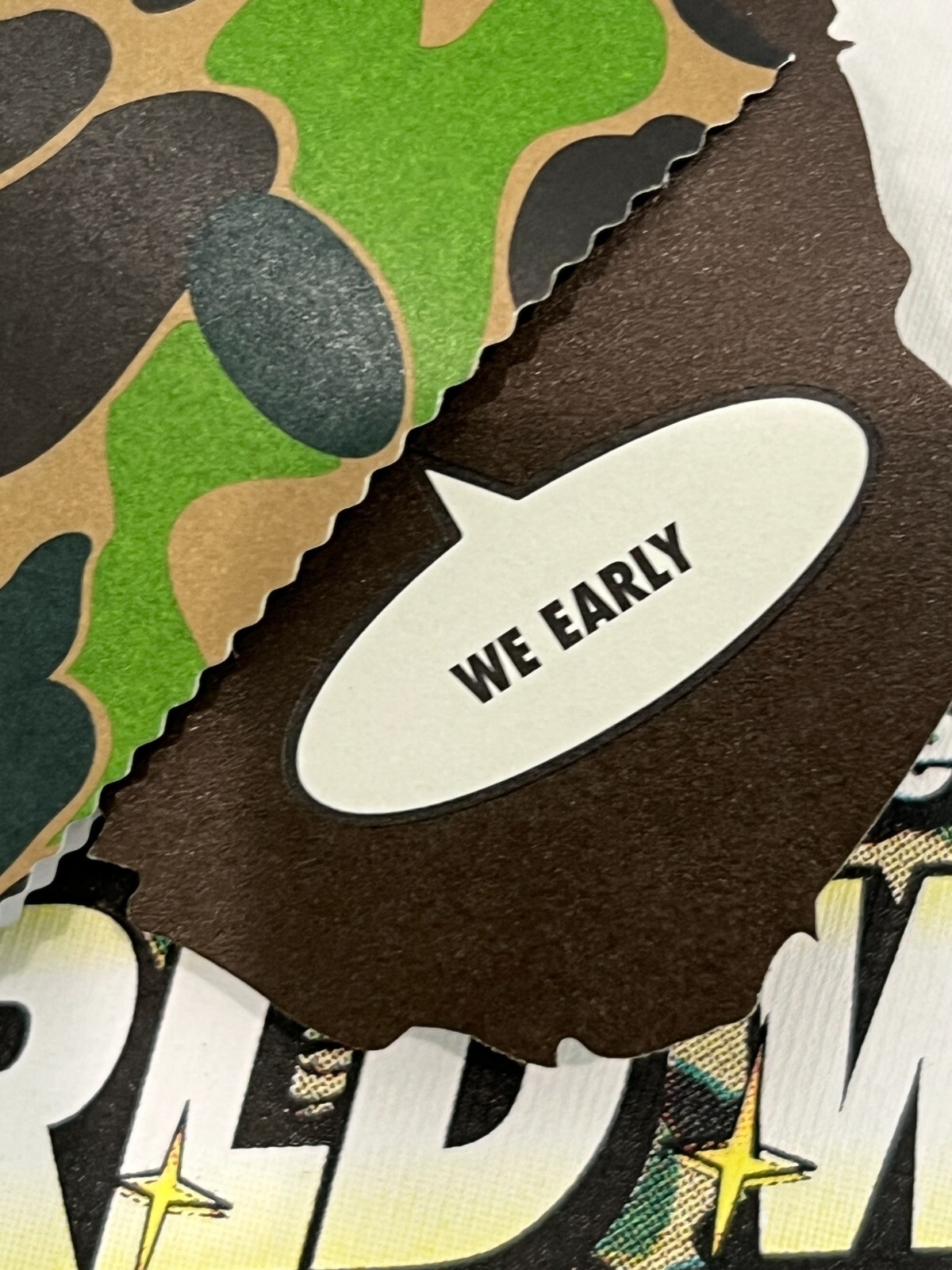 EXCLUSIVE BAPE HEADS FLYER TEE MENS MULTIPLE SIZES