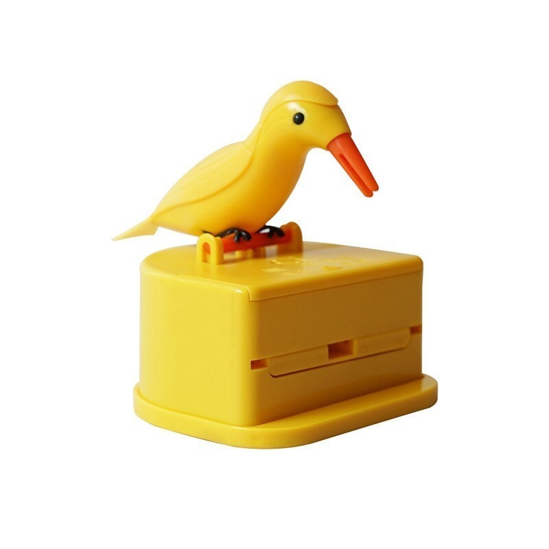 Toothpick Box 1PCS Toothpick Dispenser Gag Gift Table Decoration Cute Bird
