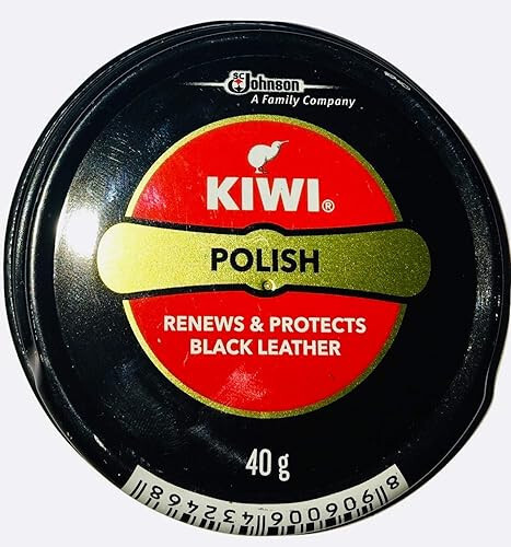 Kiwi Shoe Polish Paste Black (Pack Of 2)