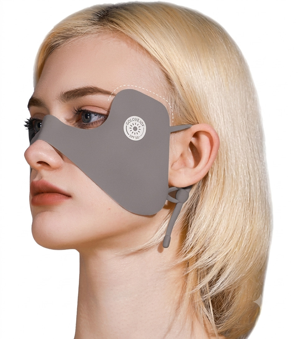 Ice Silk Face Mask UV Protection Sunscreen Scarf Breathable Summer Face Cover