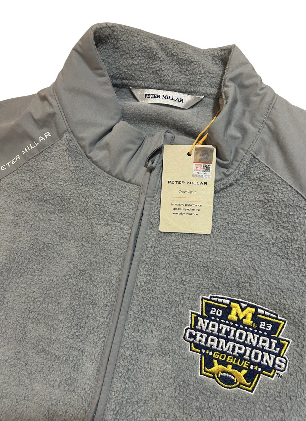 Peter Millar University of Michigan Wolverines Football 2023 Champions Vest L
