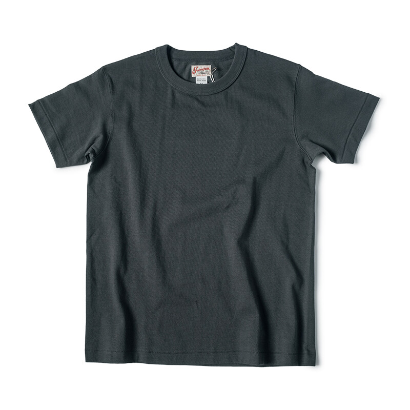 BRONSON Heavyweight Basic t Solid Cotton Loopwheel Tubular Athletic t Shirts Tee