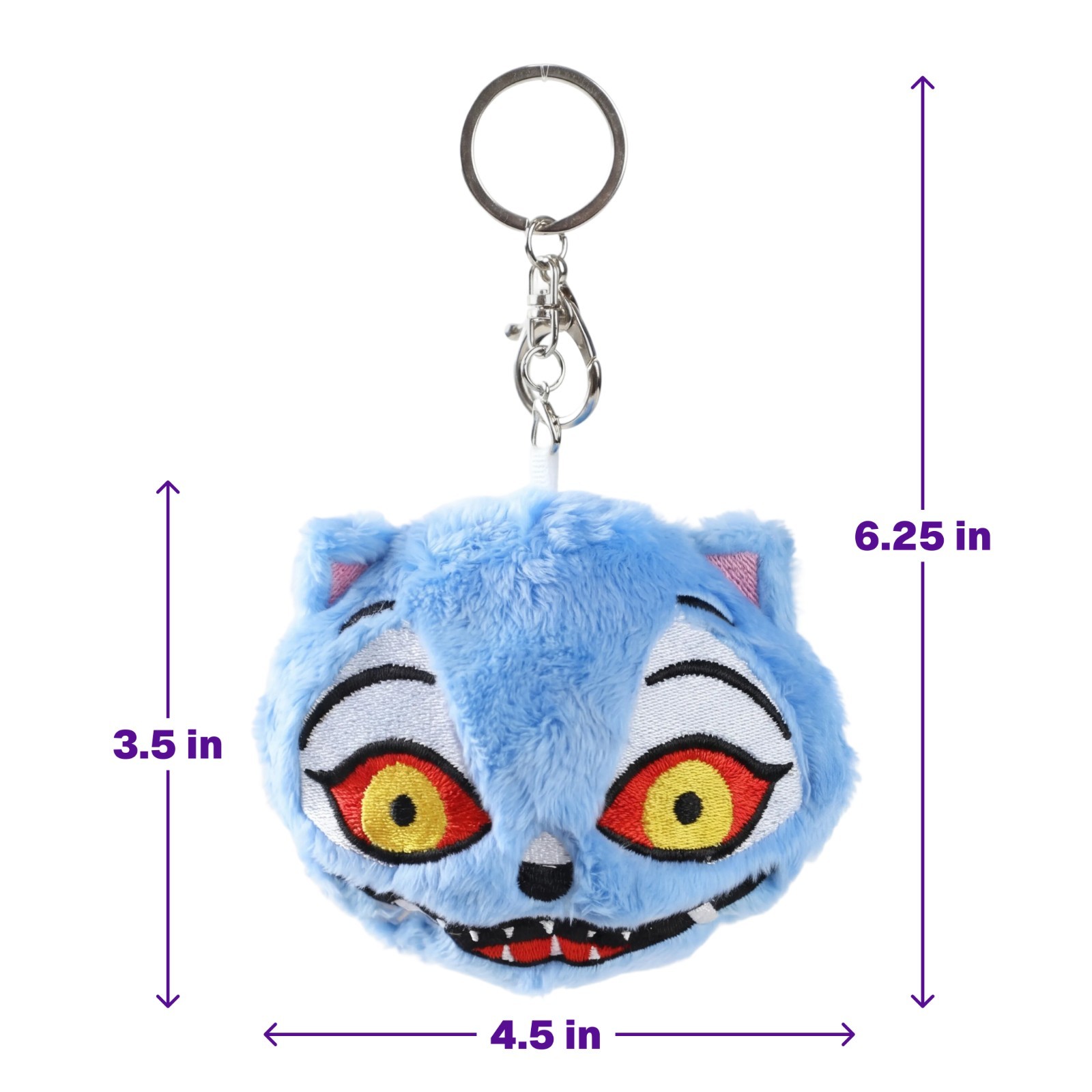[3 VARIATIONS] Derpy Blue Tiger Plush 4.5-Inches Keychain CHARM 1/3/5 Pack