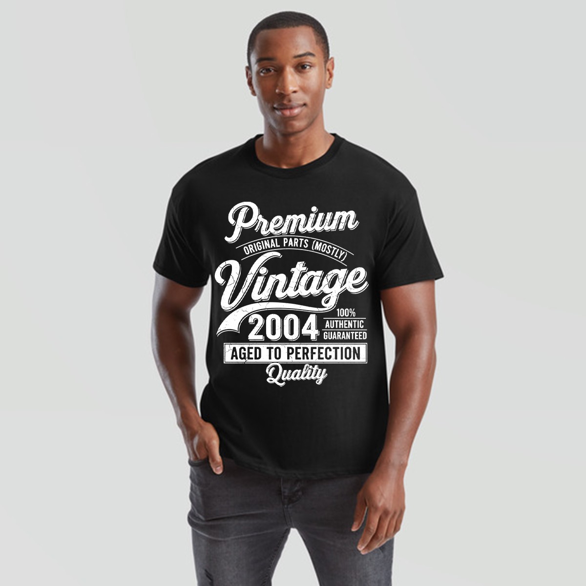 Premium Original Parts Mostly Vintage 2004 Classic 22nd Birthday Mens T-Shirt
