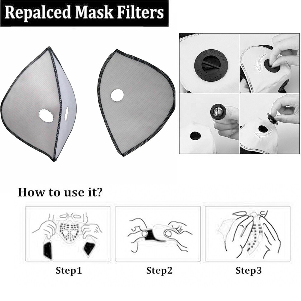 Anti Pollution Face Mask with Military Grade Protection Reusable Dust Half Mask