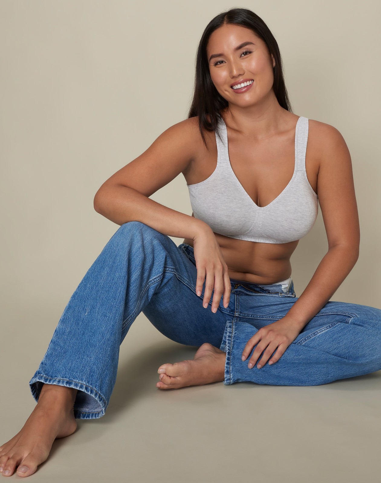 Playtex Wirefree Bra 18Hour 474C Cotton Stretch Ultimate Lift Support Adjustable