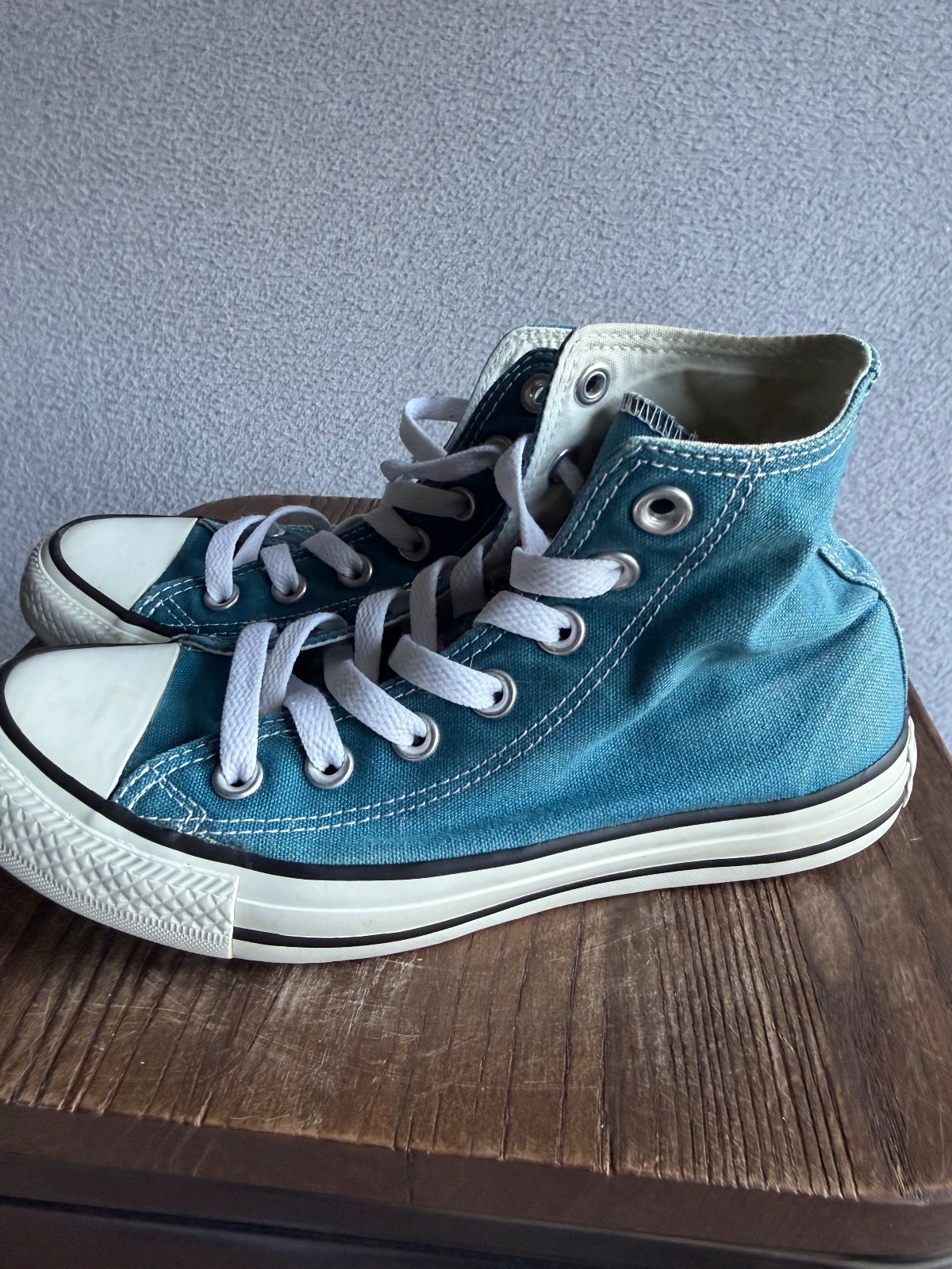 Converse Chuck Taylor All Star High Top Canvas Sneaker Men 4 Women 6 Turquoise
