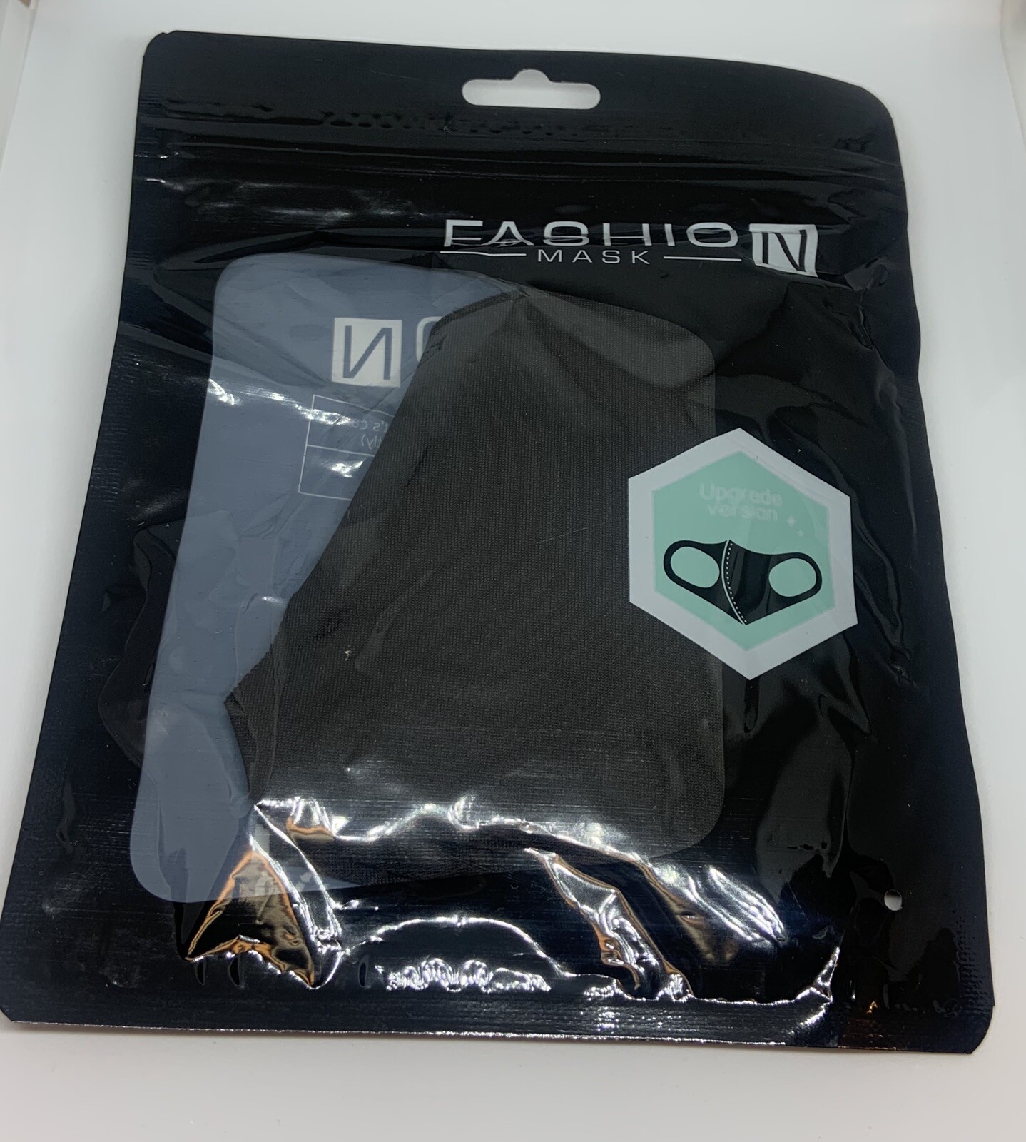 (Pack of 2) Face Mask Fashion Face Mask Washable Reusable Unisex Adult Black