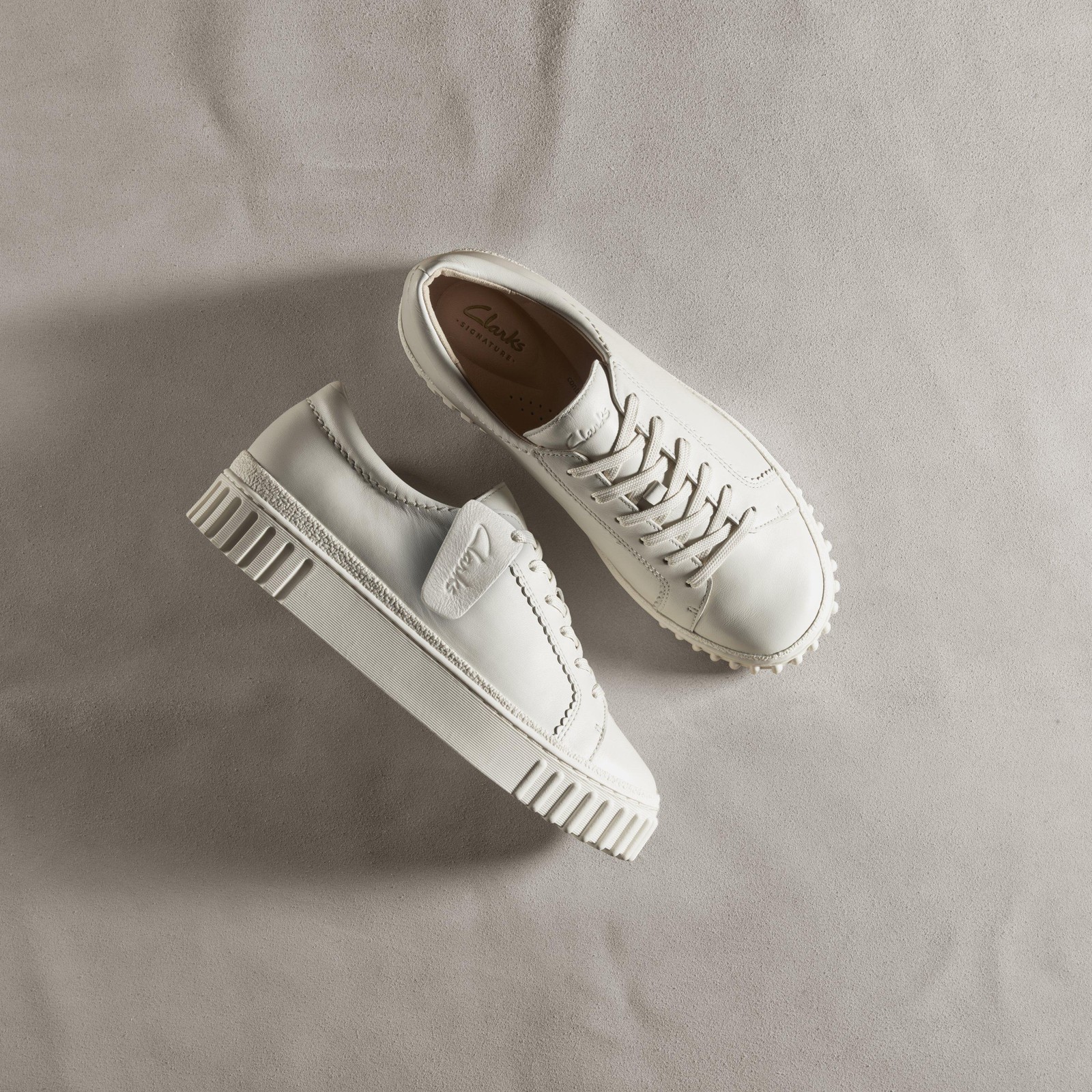 Mayhill Walk Off White Leather