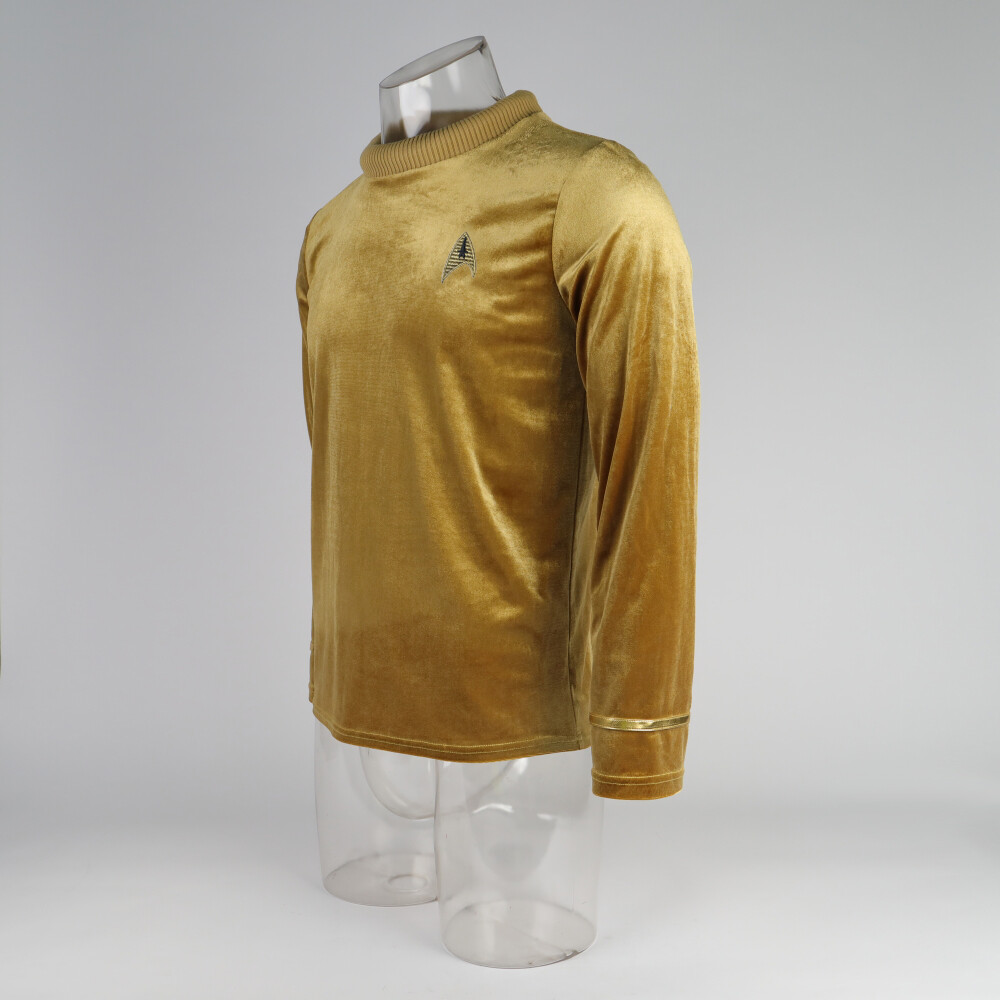 TOS Captain Pike Kirk Top Shirts The Original Series Cosplay Starfleet Uniforms