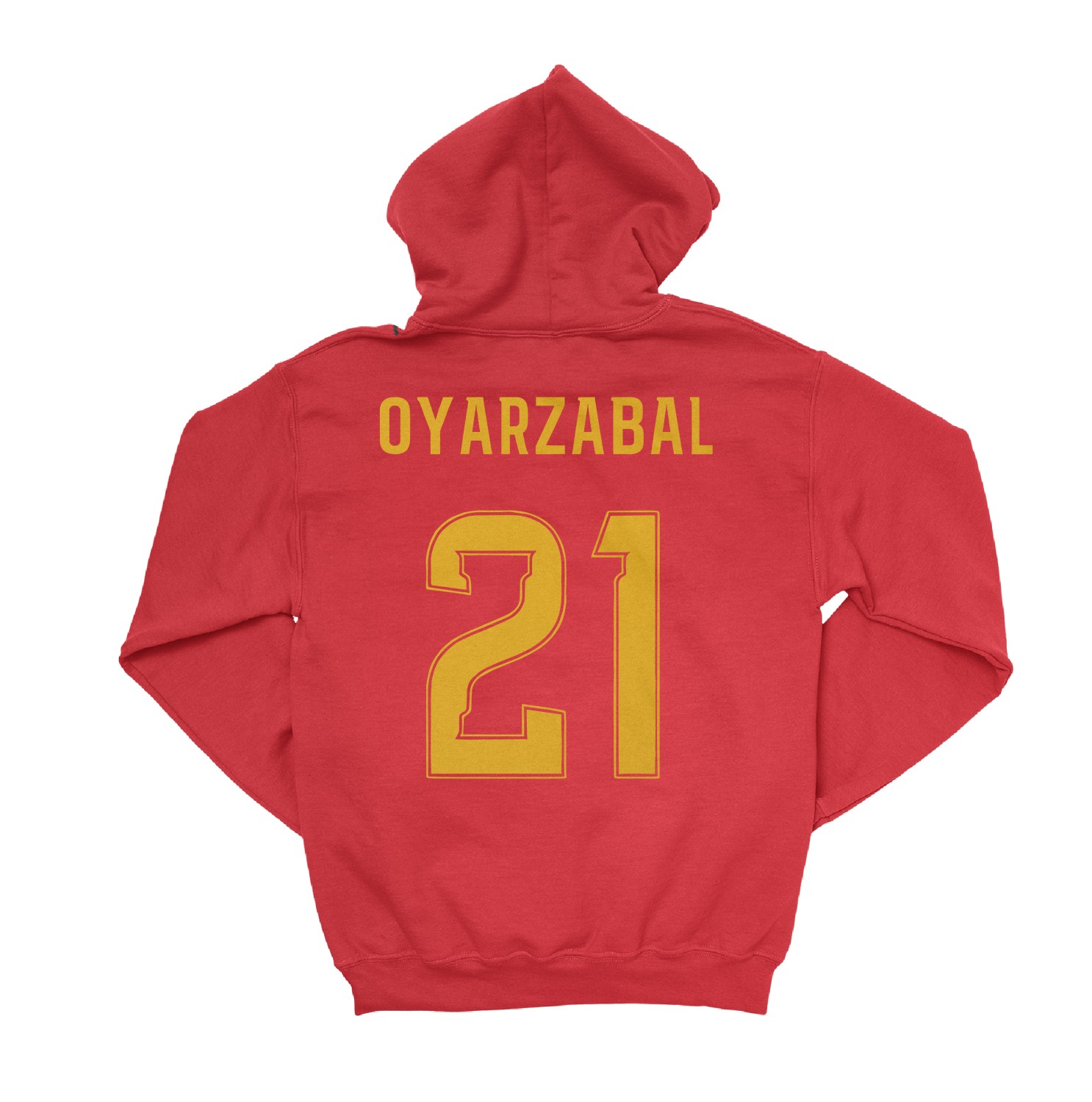 Spain Soccer Pride Oyarzabal 21 Two-Sided Tribute Unisex Hooded Sweatshirt