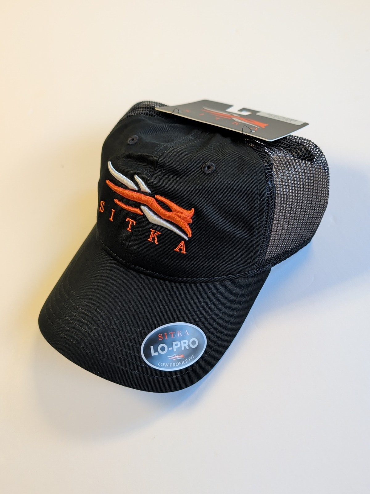 SITKA Hunting Classic Icon Lo-Pro Trucker Hat/Cap Black NEW