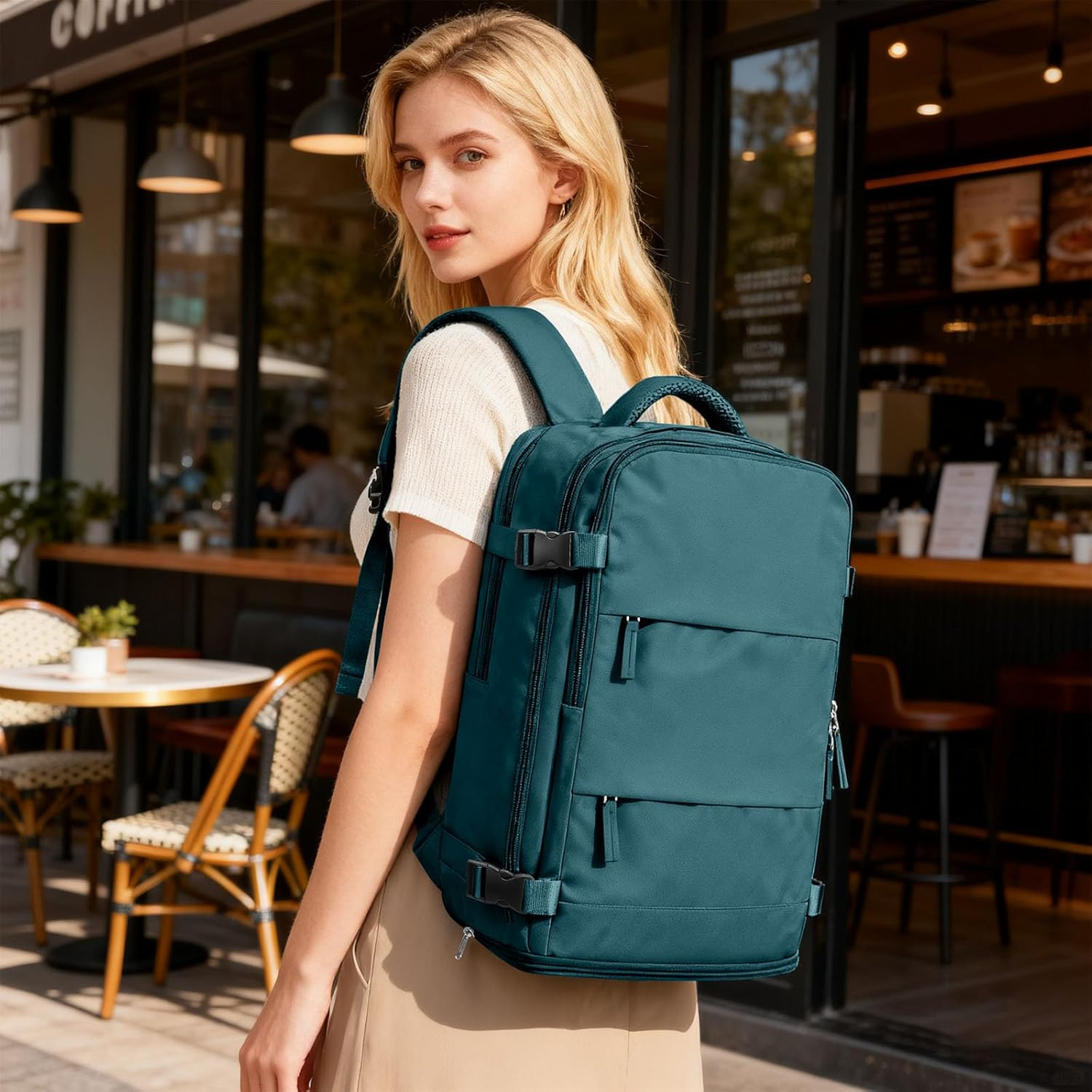 Travel Backpack for Women Men Airline Approved Carry on Backpack Flight Approved