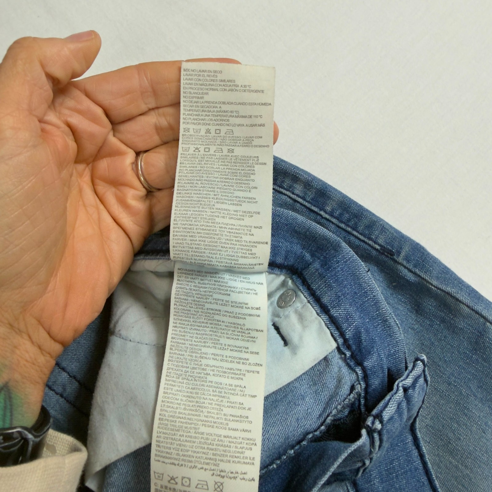 Levi’s 510 Skinny Light Wash Jeans Womens 16 regular Mid Rise Zipper fly