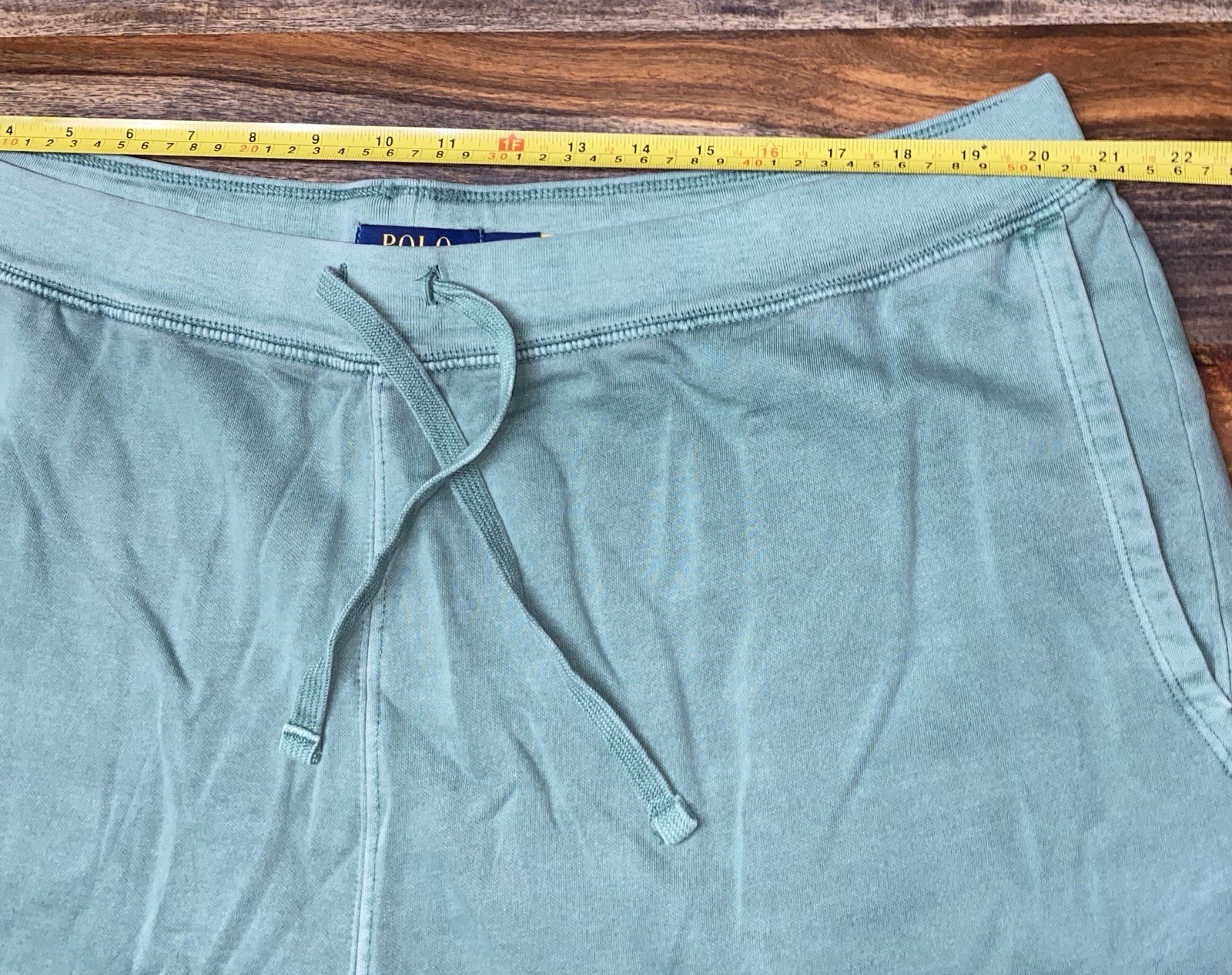 POLO RALPH LAUREN Men’s Big & Tall Hawaiian Floral Logo Fleece Green Shorts 3XLT