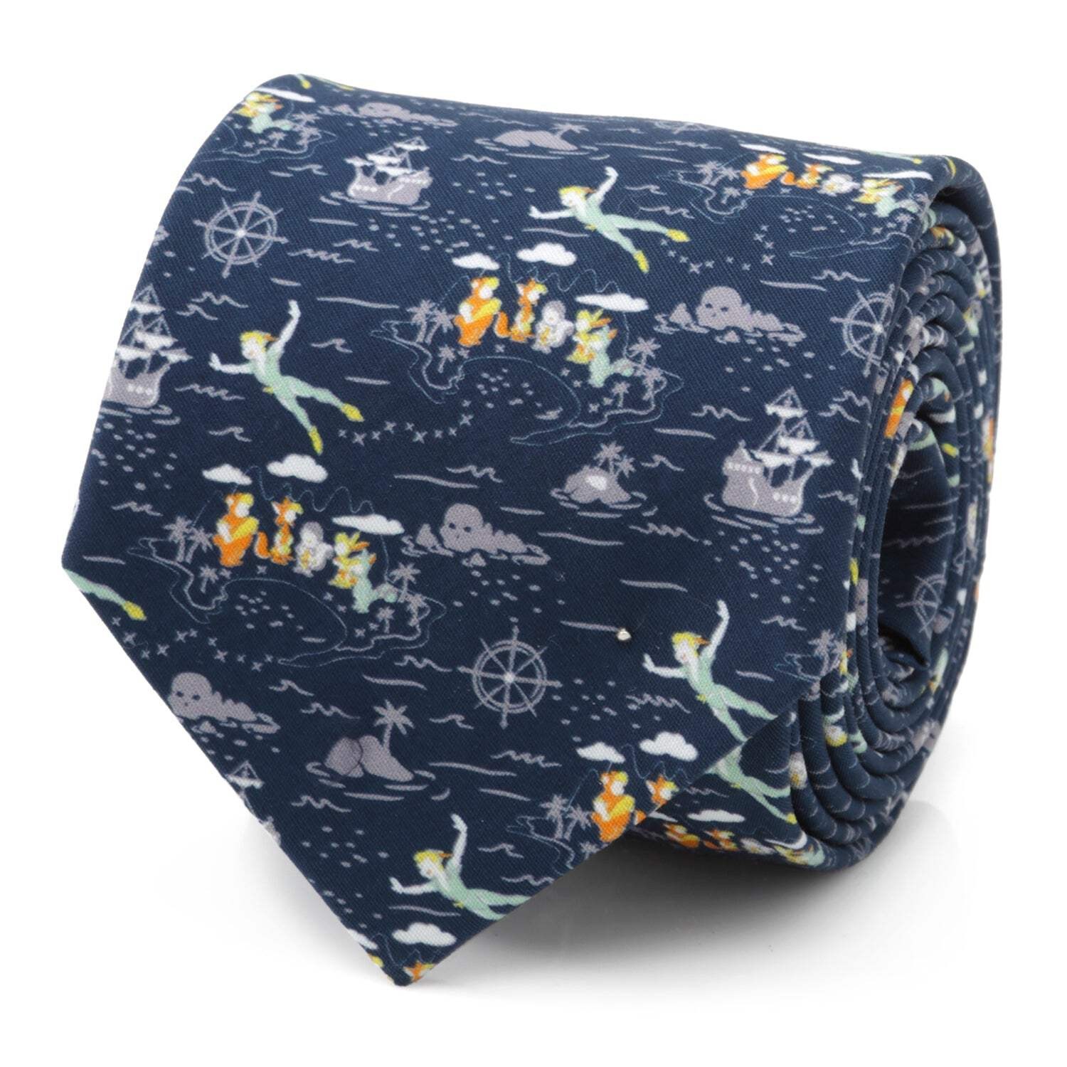 👔 Disney Peter Pan Flying Blue Men’s Tie