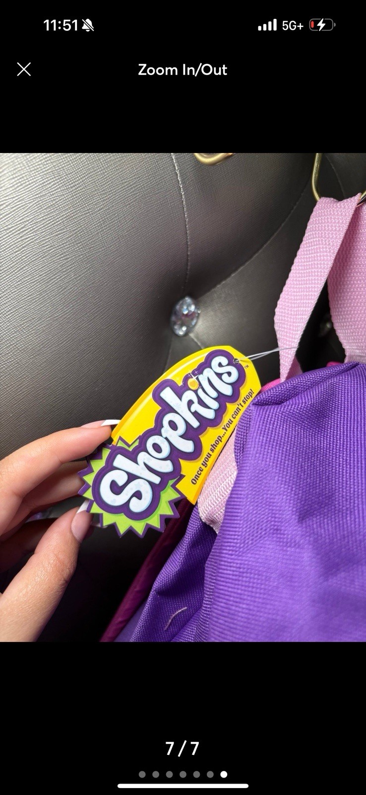 RARE Y2K Shopkins Backpack – Kooky Cookie & D’Lish Donut | NWT