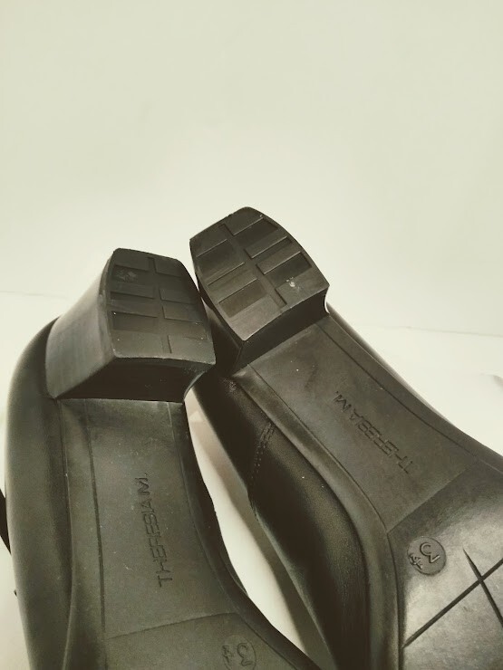 THERESIA M. Leni Women’s Black Heels Comfort Orthopedic inserts Size 7.5 US