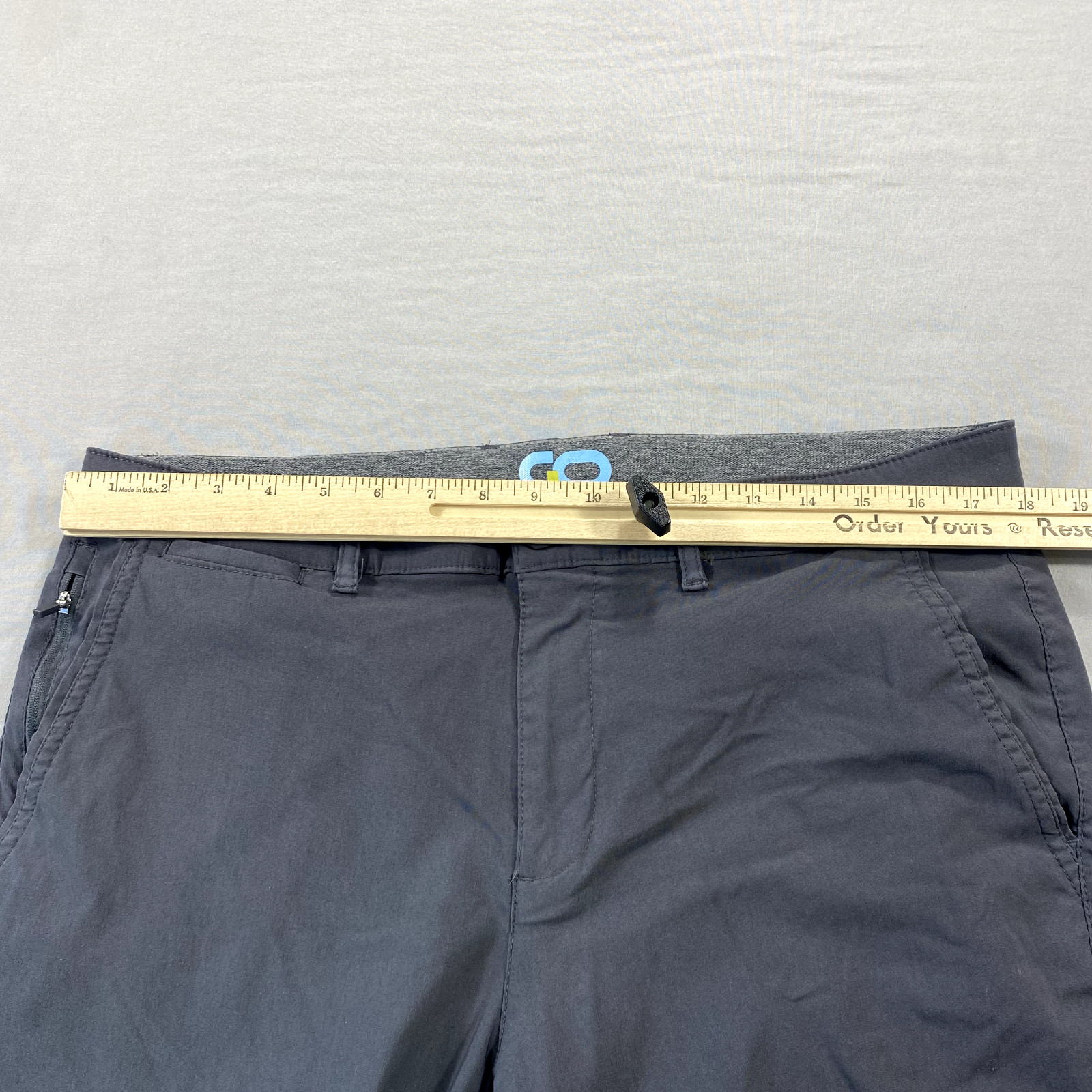Copper & Oak All Day Tech Pants Mens 36×30 Gray Performance Stretch Golf Chino ^