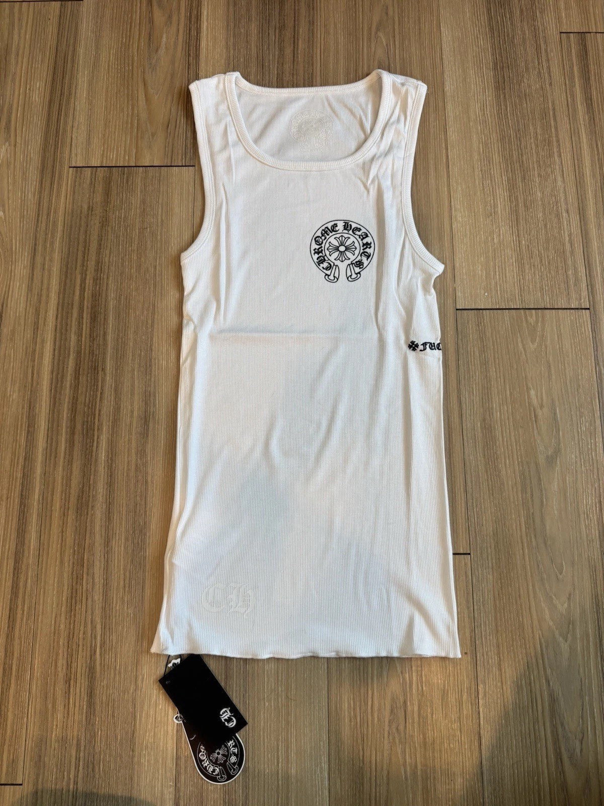 Chrome Hearts White Tank Top Size Small