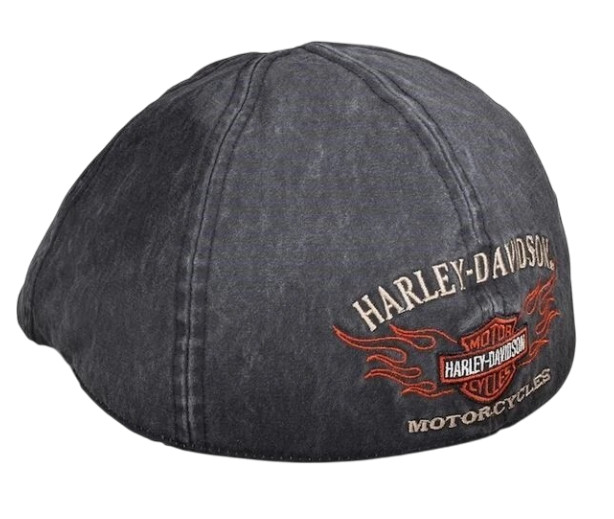 Harley-Davidson Men’s Bar & Shield Flames Graphic Ivy Cap 99537-11VM Size M