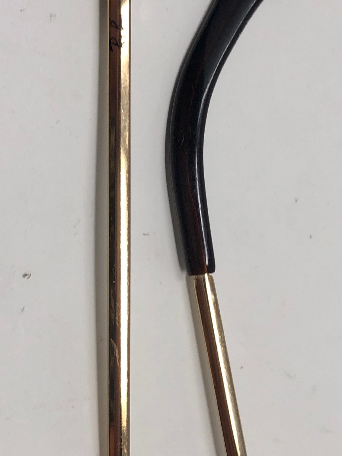 Authentic Temple Replacement PARTS Ray Ban RB3449 001/13 Gold QP62