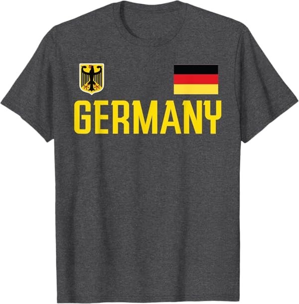 Germany Flag Deutschland Football Soccer Fan Men Women T-Shirt