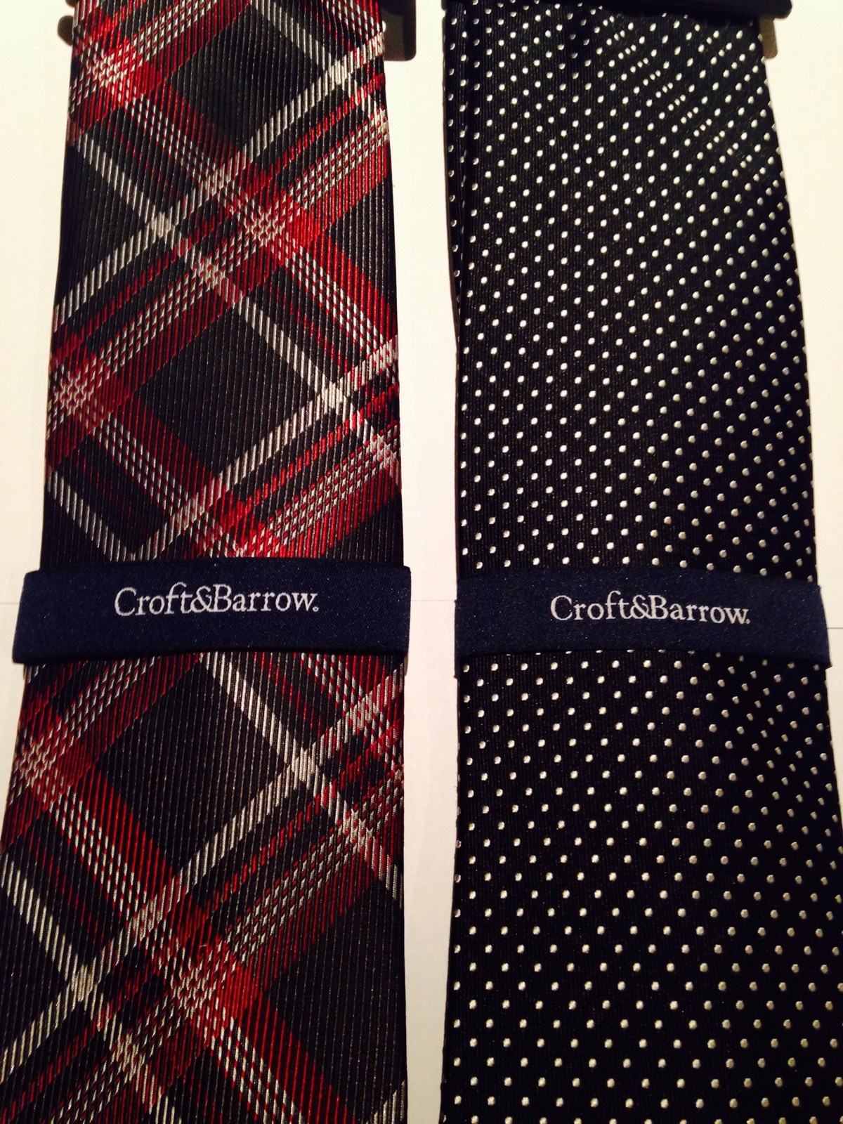 Croft & Barrow Silk Neck ties Classic (57in-60in)