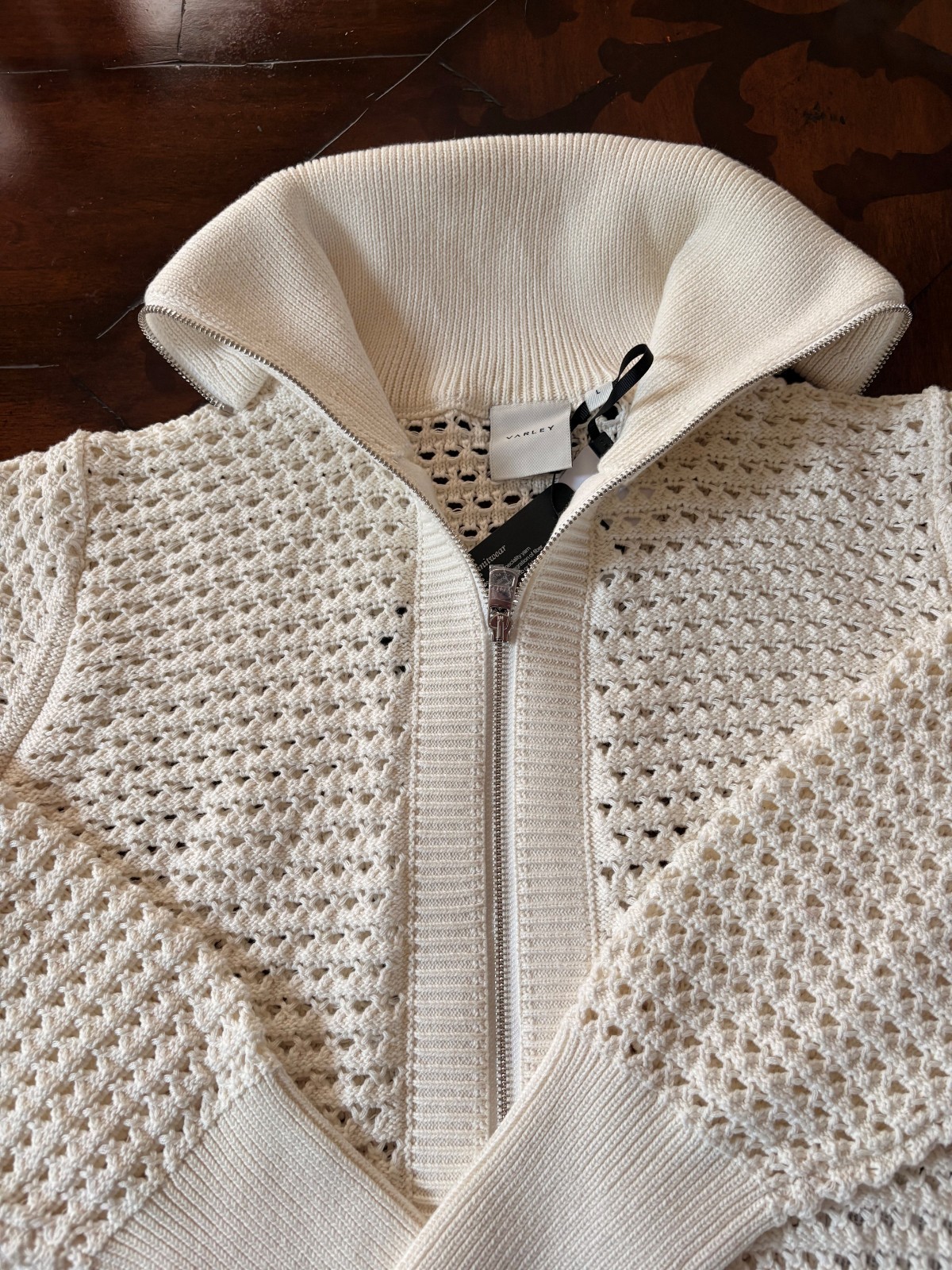 Varley Eloise Full Zip Knit Cardigan Large New with Tags!