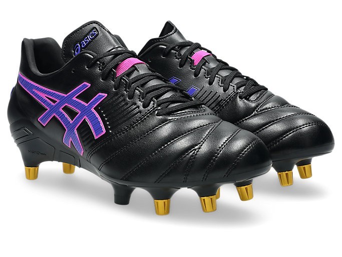 ASICS LETHAL RELENTLESS 1111A259 002 Black Cobalt Burst Rugby Cleats