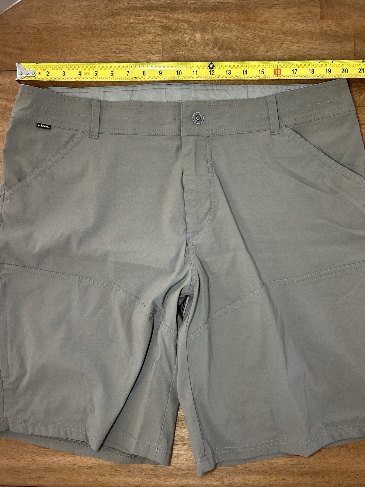 Kuhl Men’s Size 40 Shorts Gray Performance Lightweight Hiking Outdoor Camping