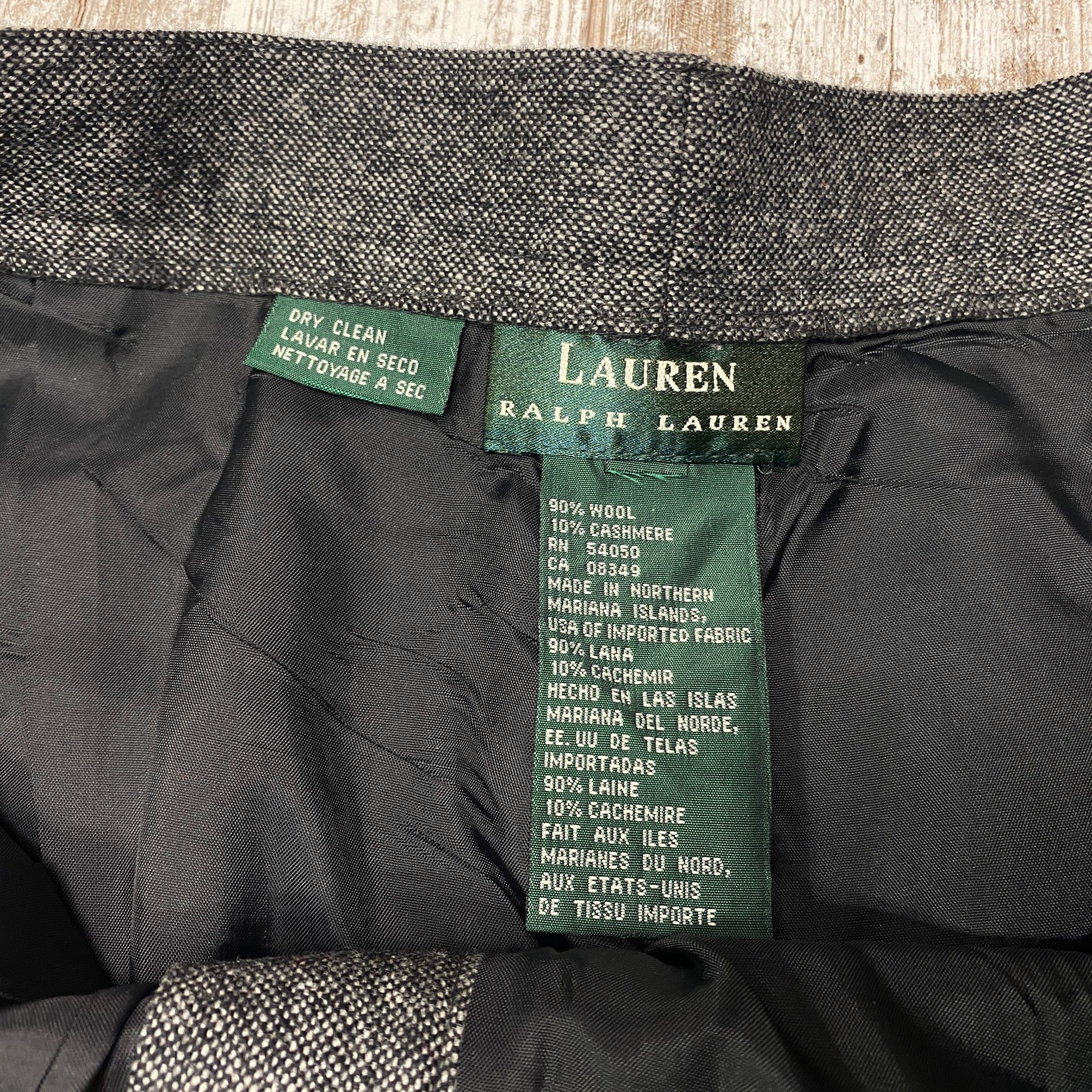 Polo Ralph Lauren Pants Mens 35×30 Wool Cashmere Pleated Cuffed Pants 7446