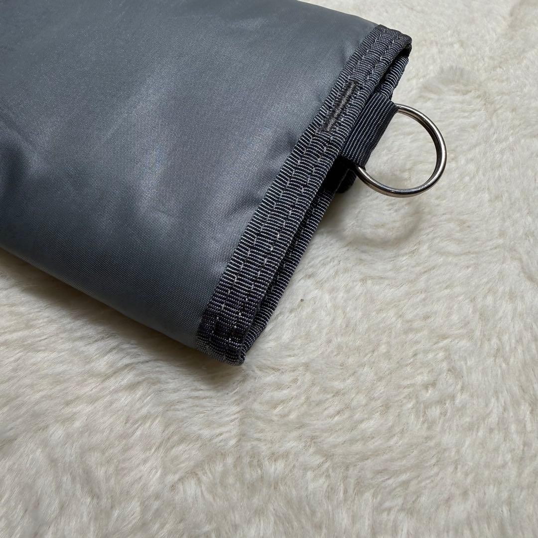 Porter Yoshida Tanker Capsule Wallet Gray Used Compact Card Holder
