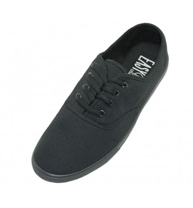 Womens Classic Plimsoll Sneaker Lace Up Fashion Canvas Shoes, Colors, Sizes 6-11
