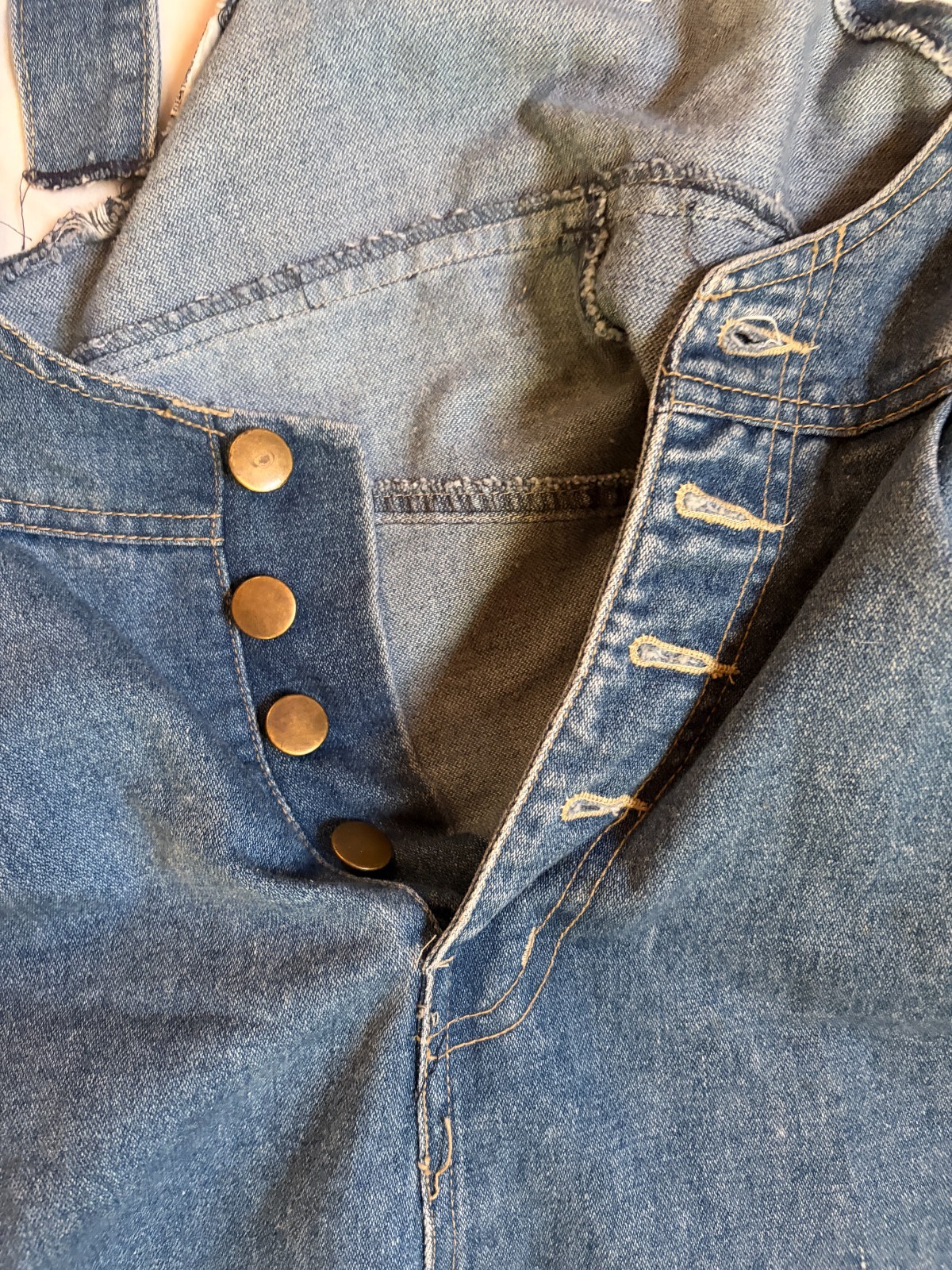 Vintage 80’s/90’s Jessie Jeans Denium shortalls / overalls Size 11/12