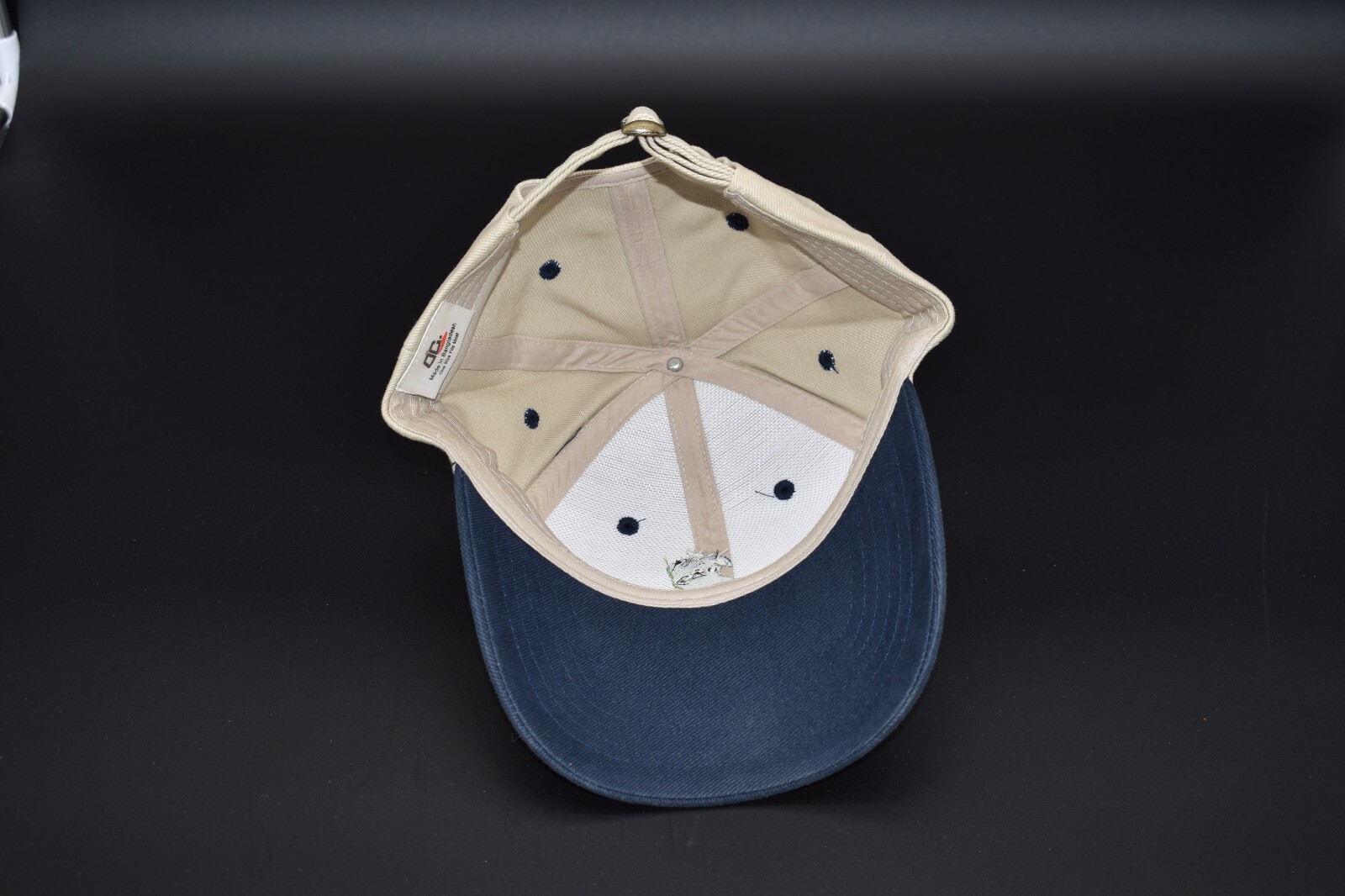 New OC Tan/Navy “Pepper with Glasses” Adjustable Hat/Cap