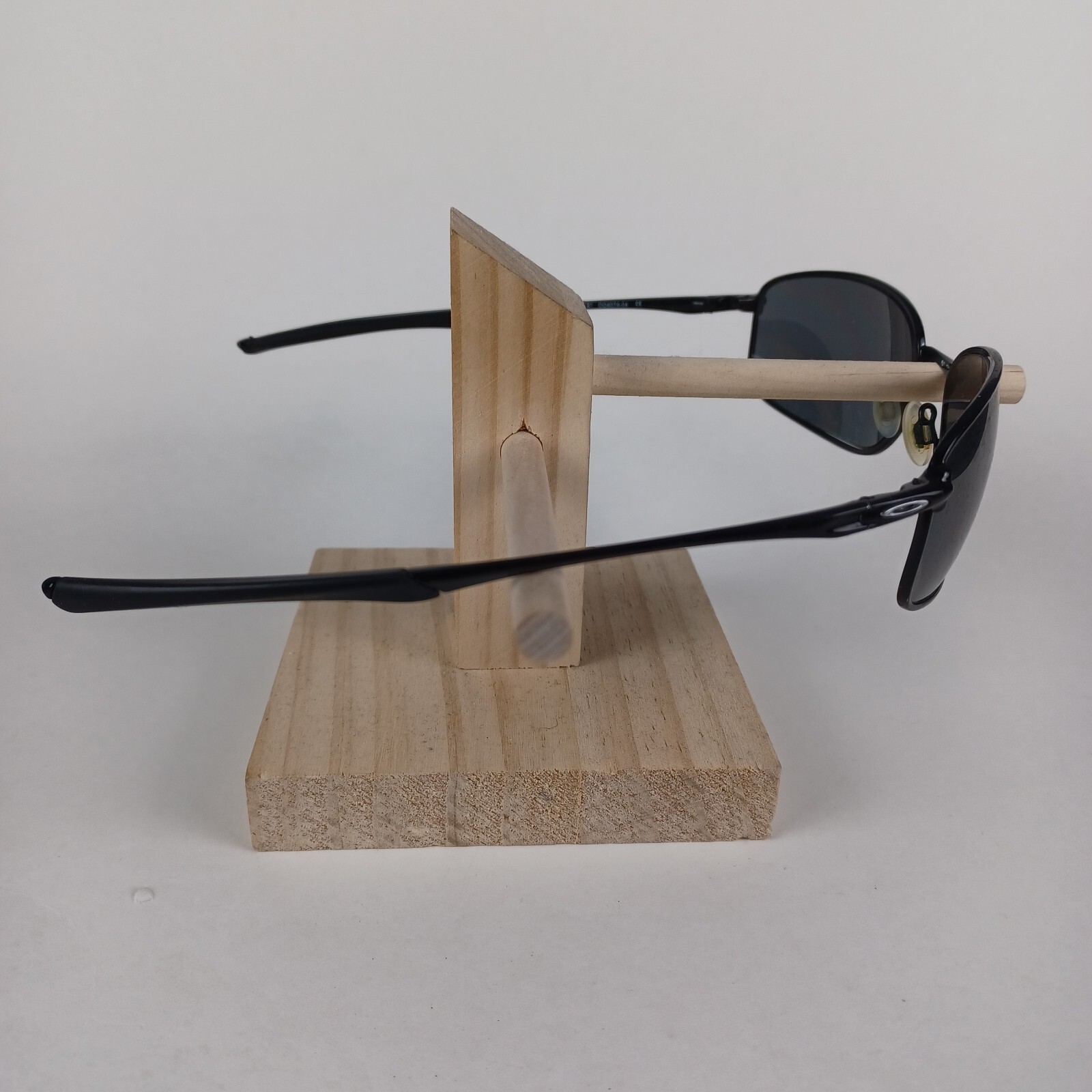 Oakley Taper Sunglasses Frame OO4074-04 Shiny Black Wrap Metal 61 17 121mm