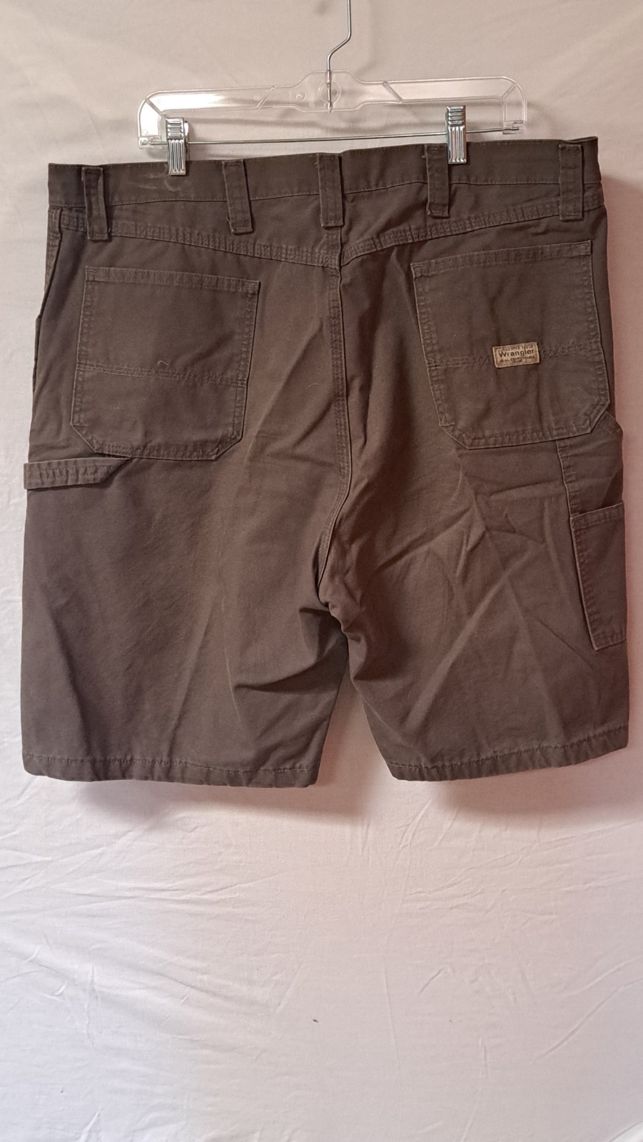 Wrangler Mens Carpenter Shorts Dark Gray Size 40 *See Description
