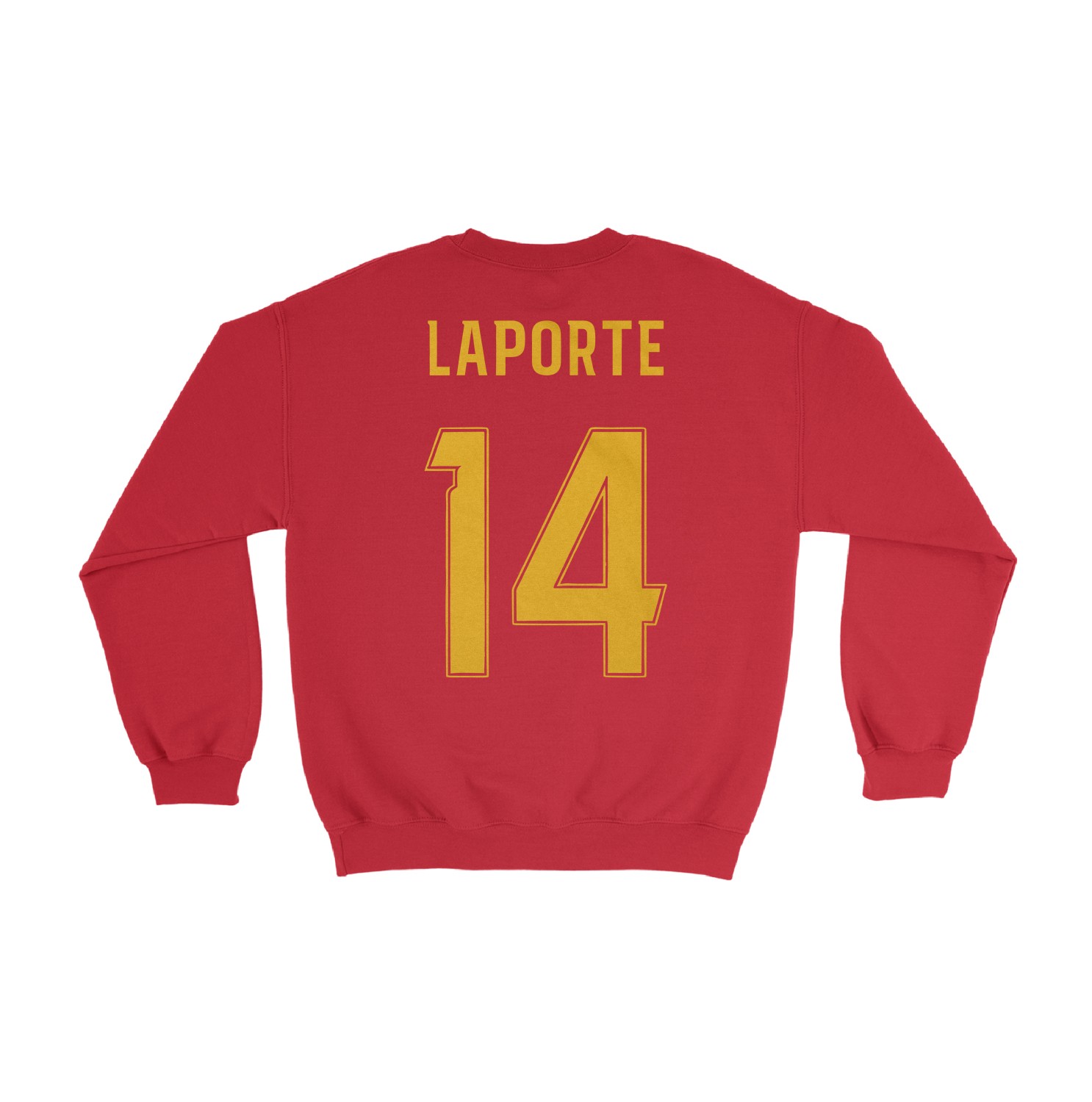 Spain Soccer Pride Laporte 14 Two-Sided Tribute Unisex Crewneck Sweatshirt