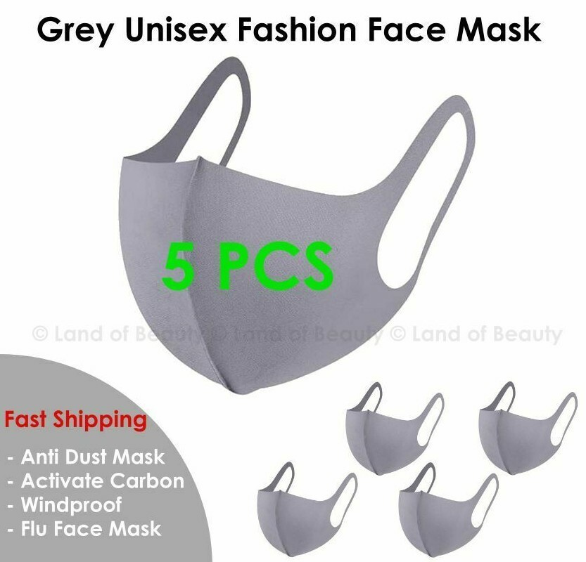 Face Fashion Black Mask Washable 3D/ Ship within 24Hrs (Choose Your Quanitities)
