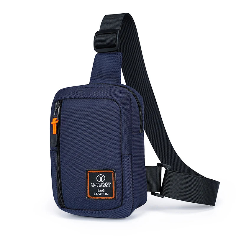 New Men Chest Bag Casual Shoulder Bag Oxford Side Sling Bag Male Sports Outdoor