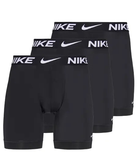 3 NIKE Dri-Fit Essential Micro 3 Pack Boxer Brief Black Men’s , NEW IN BOX