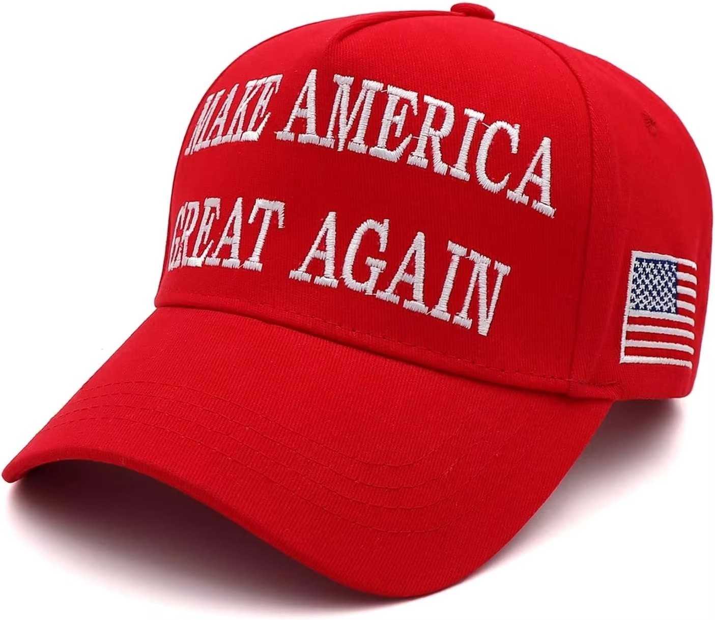 Baseball Cap for Trump 2024 45-47 MAGA Hat Make America Great Again with US Flag