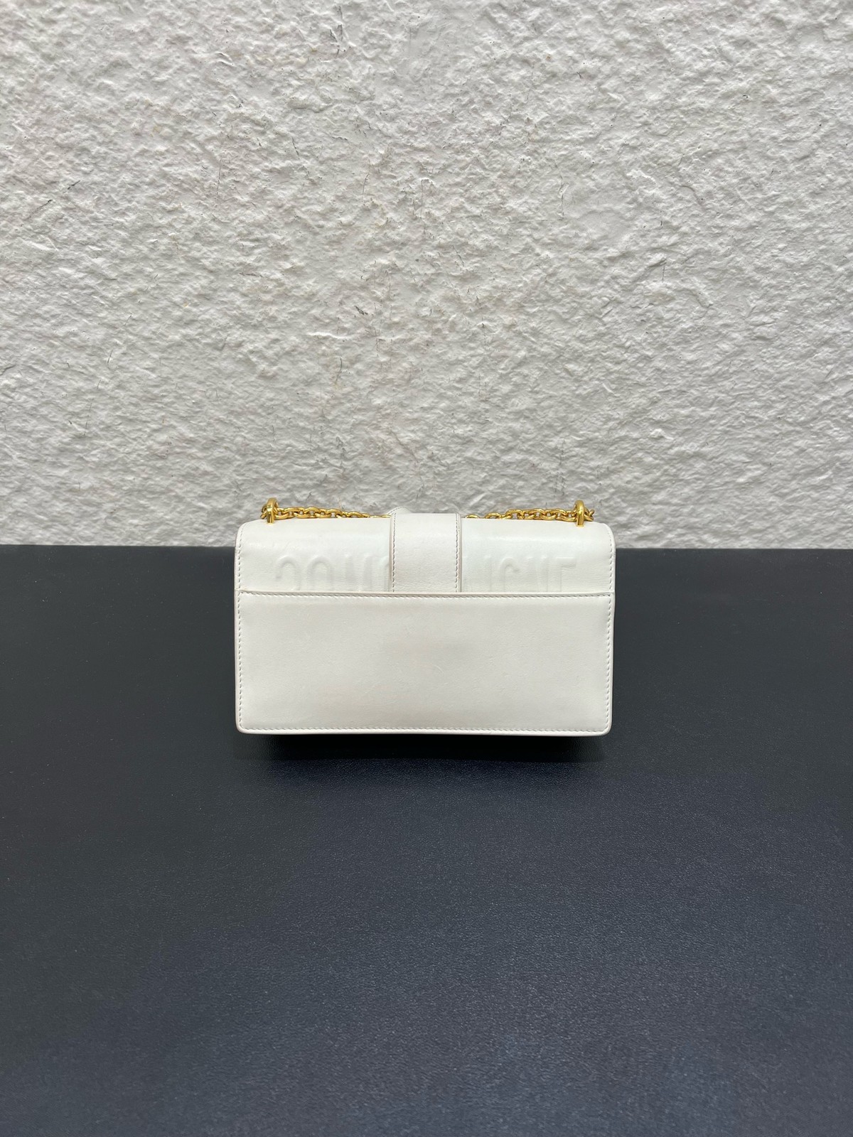 Dior Pre-Owned Authentic Chain Bag Cream 21x6x12cm Free Tracked Shipping