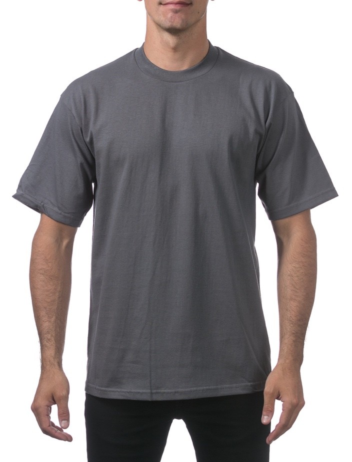 PROCLUB MENS HEAVYWEIGHT SHORT SLEEVE T SHIRTS PRO CLUB CASUAL COTTON TEE SHIRT