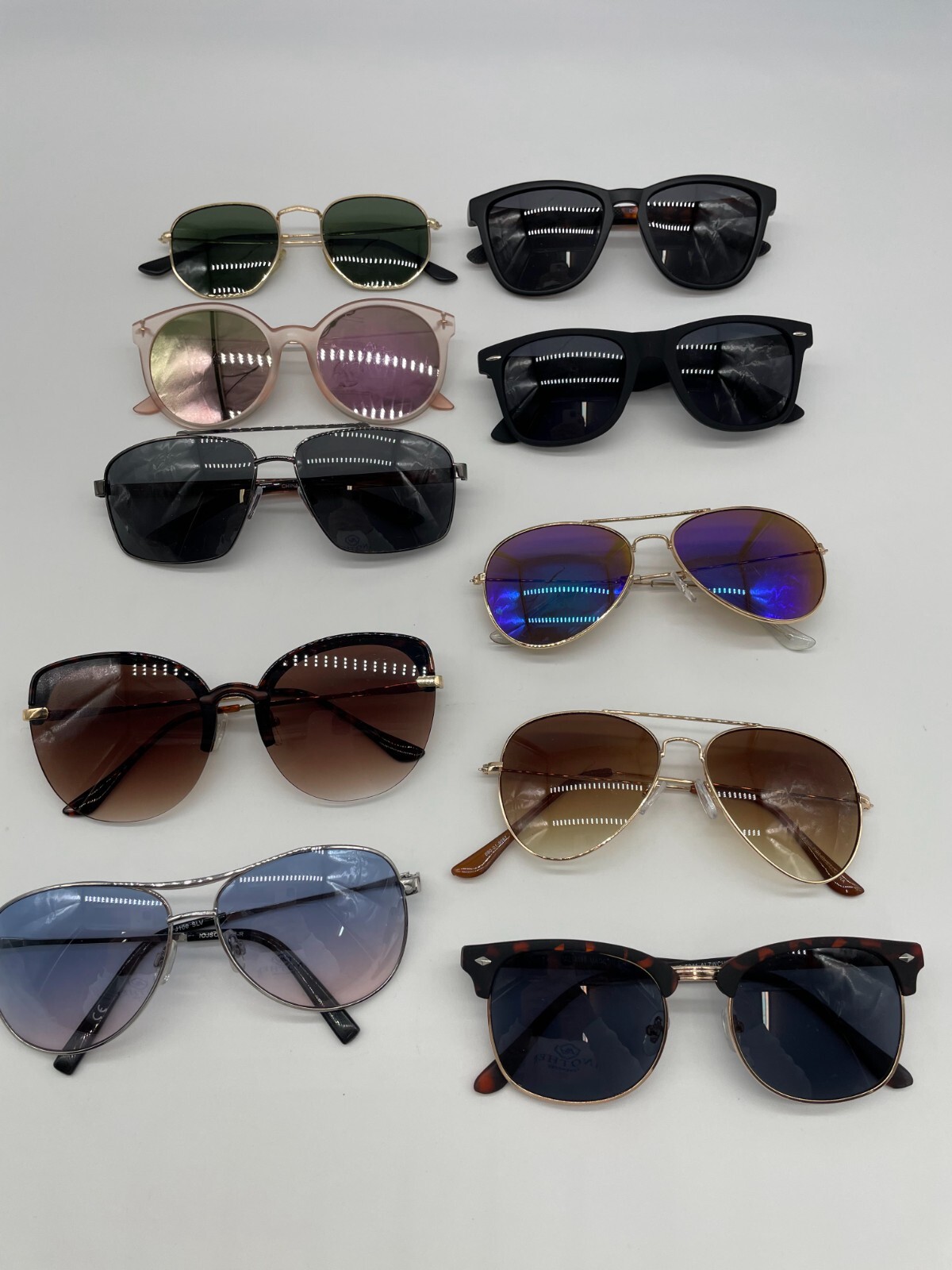Lot of 10 pcs – Assorted Styles, Models & Colors Sunglasses