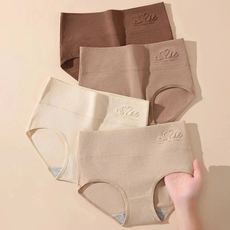 Women 5Pcs Fluxe Incontinence Underwear Leak-Proof Panties Cotton Brief Washable